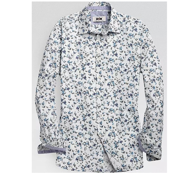 NWT Joseph Abboud Floral Sport Shirt - Picture 1 of 2
